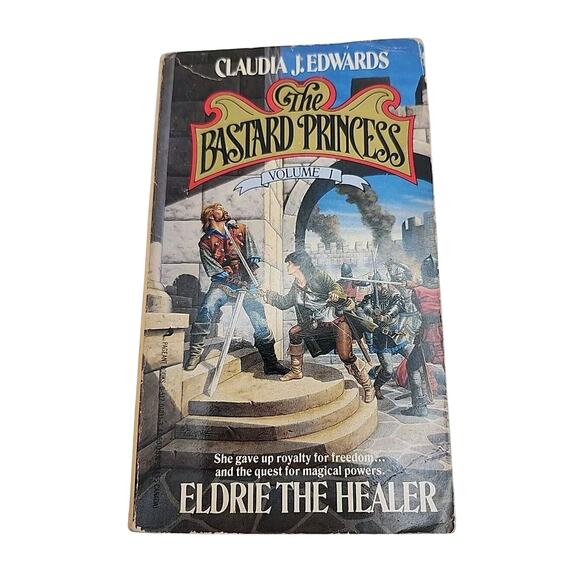 Vintage 1989 Eldrie the Healer (Bastard Princess, No 1) 1st Edition Paperback - Picture 1 of 9